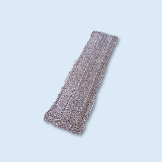Mikrofaser Klettmopp grau/weiß groß